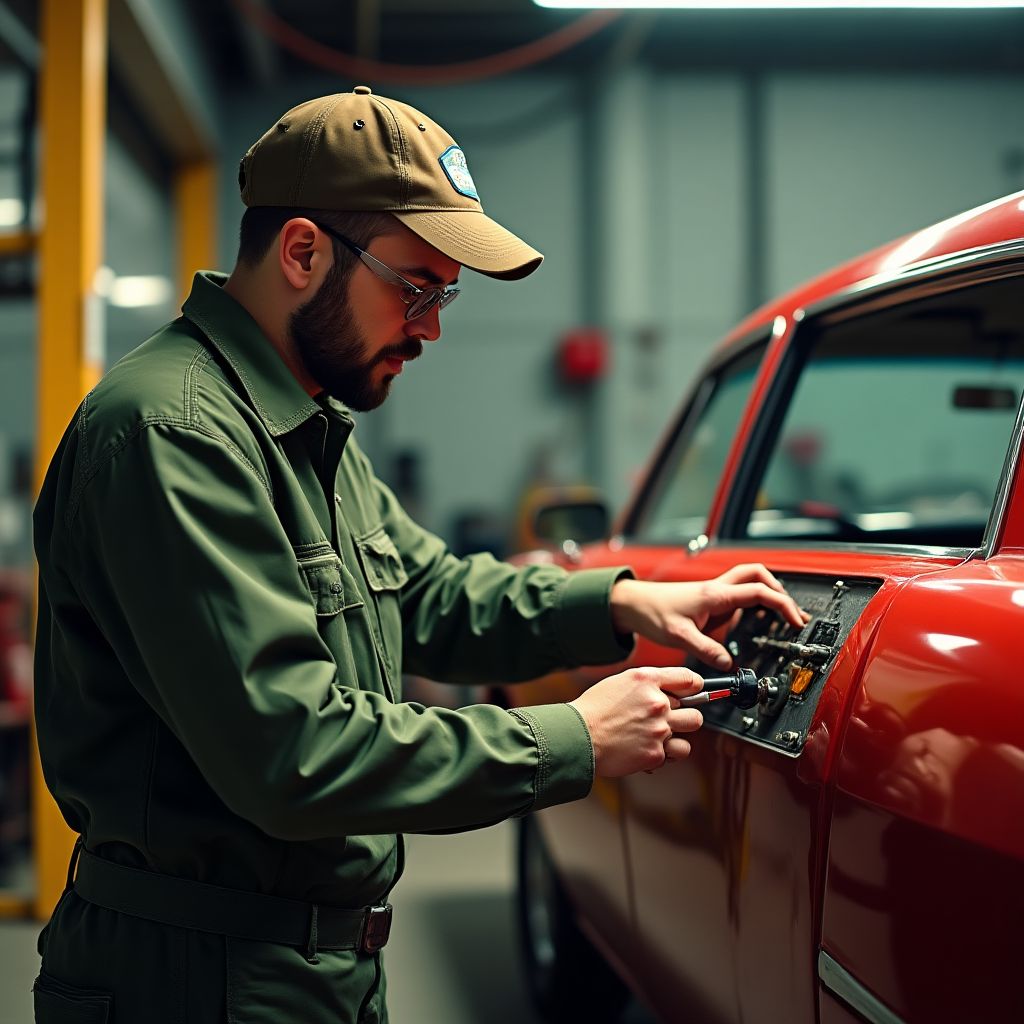 Oprava elektrického systému moderního vozidla