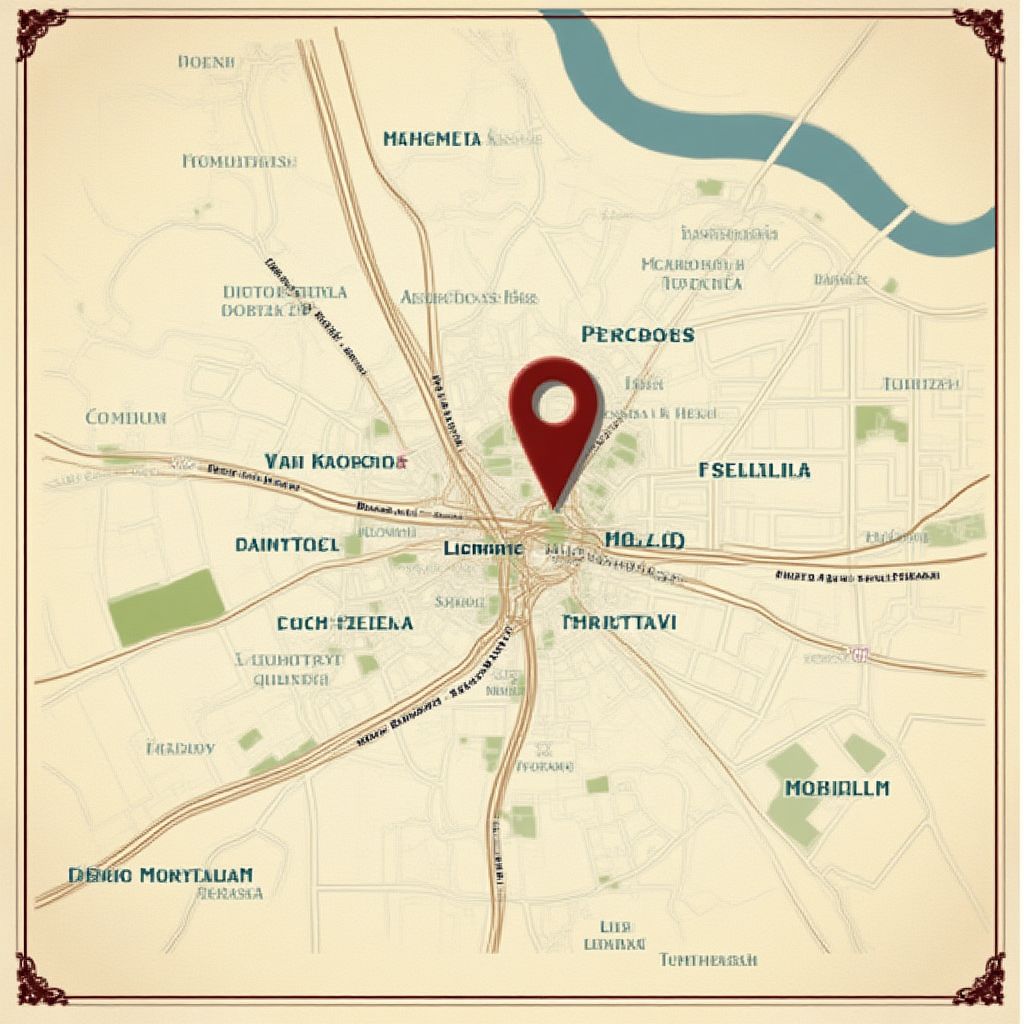 Mapa s umístěním našeho autoservisu